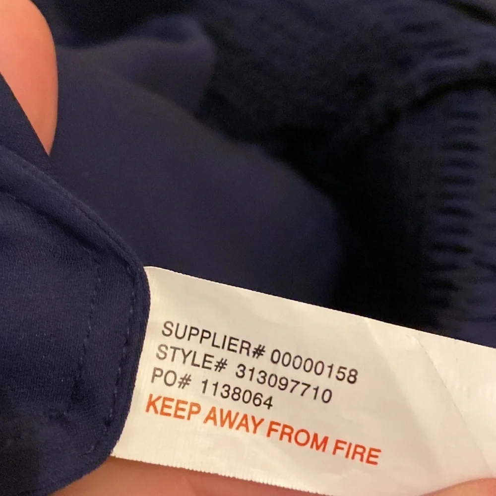 RALPH LAUREN & POLO RALPH LAUREN NAVY BLUE SILK & cotton dress . Size 7 set 2